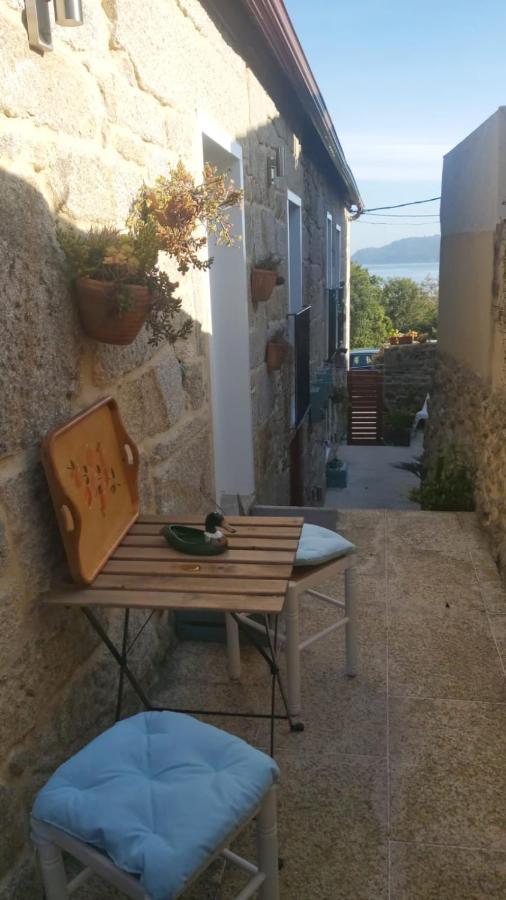 Vivienda Con Terraza En Playas De Baiona Appartement Buitenkant foto